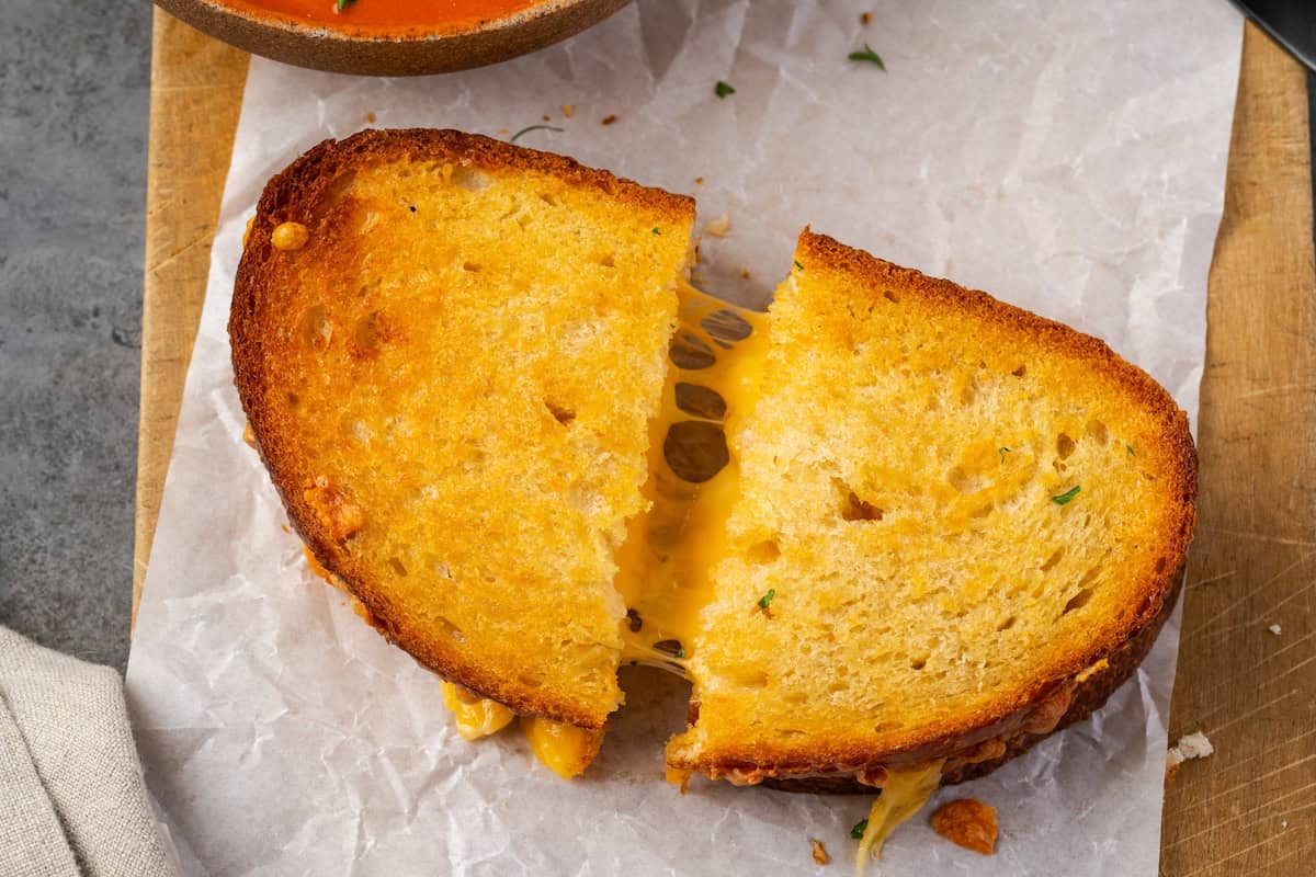 Air Fryer Grilled Cheese