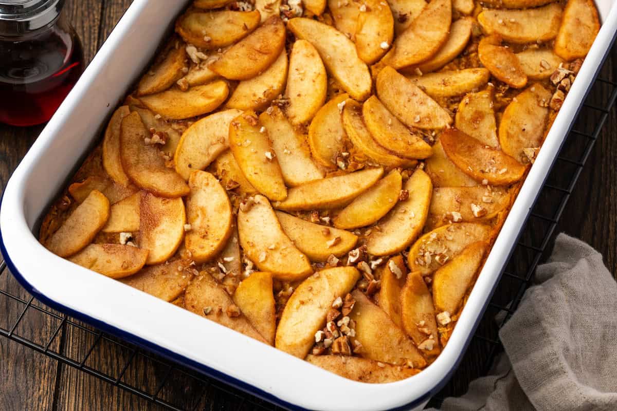 Apple Pumpkin Baked Oatmeal