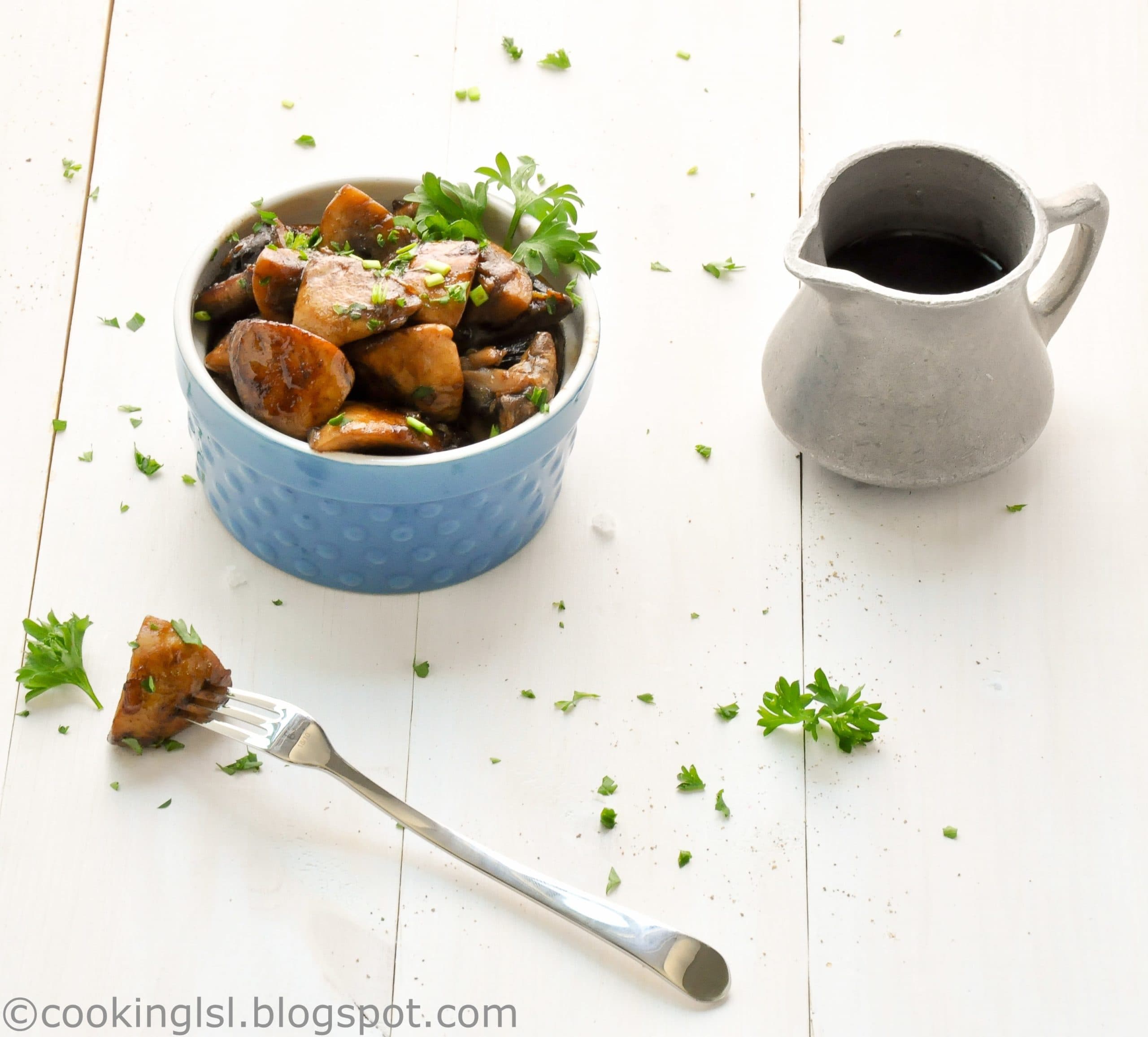 Balsamic Glazed Mushrooms