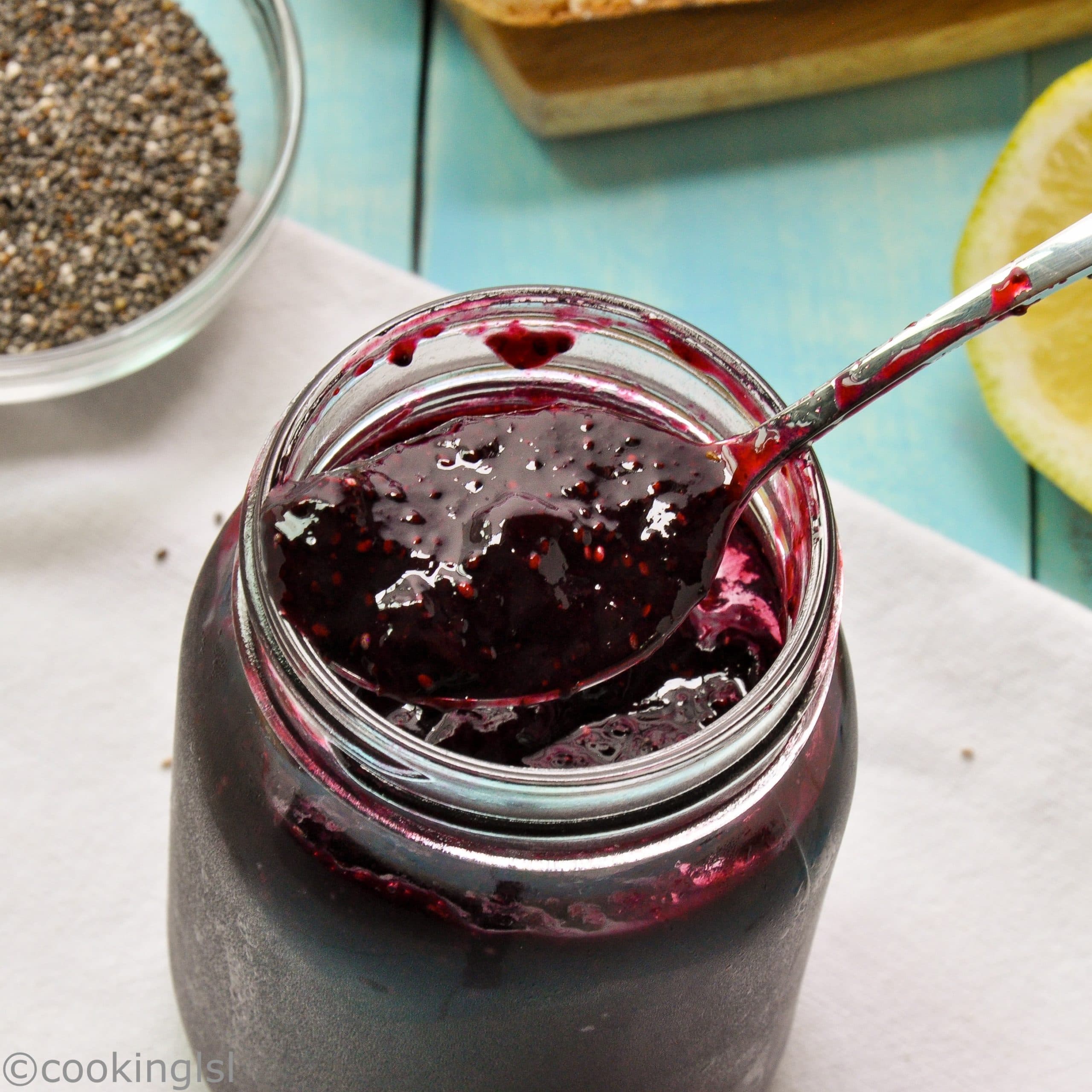 Blueberry Lemon Chia Jam