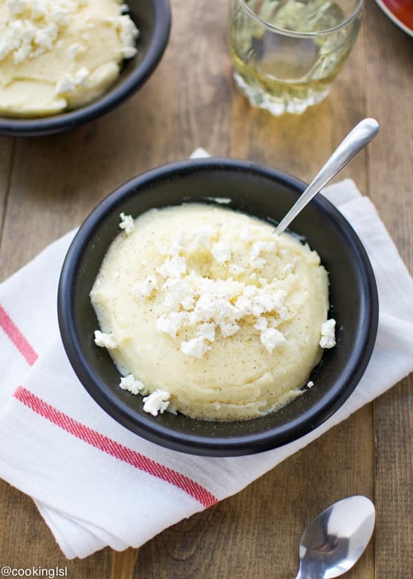 Feta Mashed Potatoes Last Minute Thanksgiving Side Dish Idea