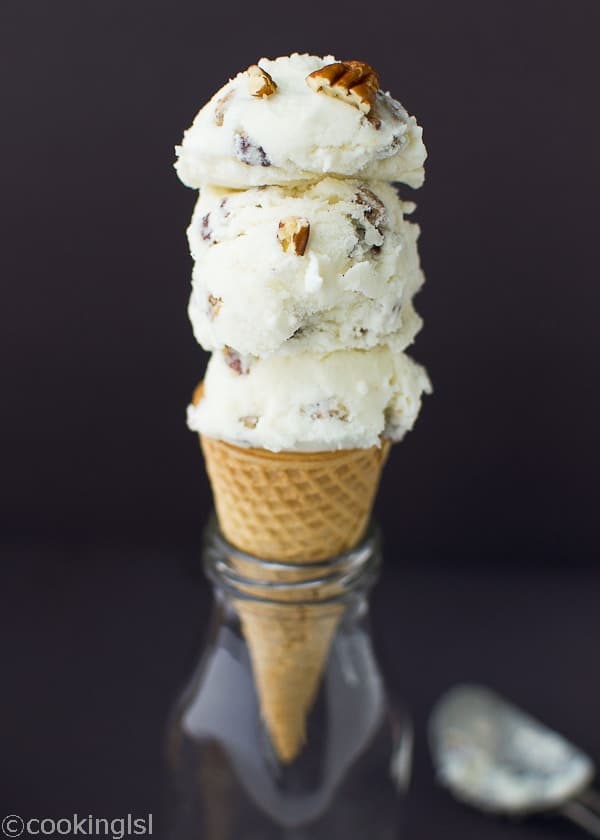 Butter Pecan Ice Cream (Cuisinart Ice Cream Maker)
