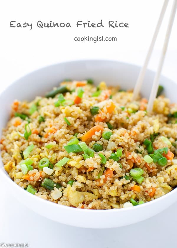 Easy Quinoa Fried Rice