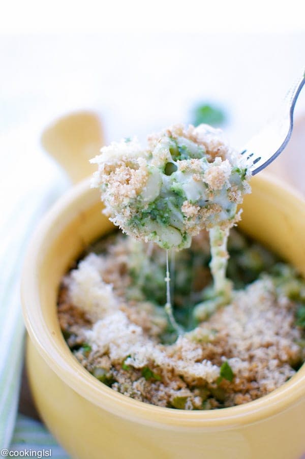 Cauliflower Spinach Mac And Cheese