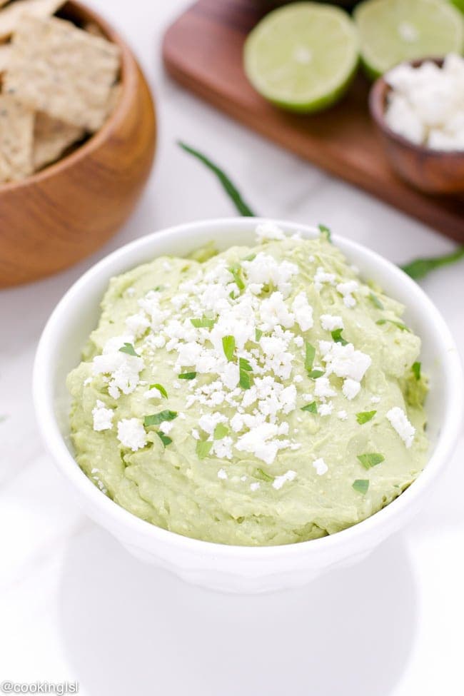 Feta Guacamole Dip