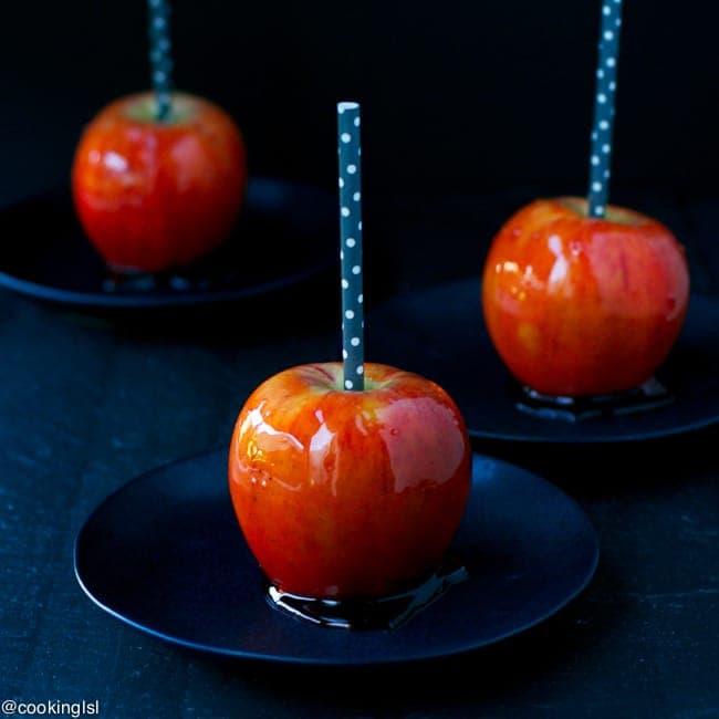 Orange Candy Apples