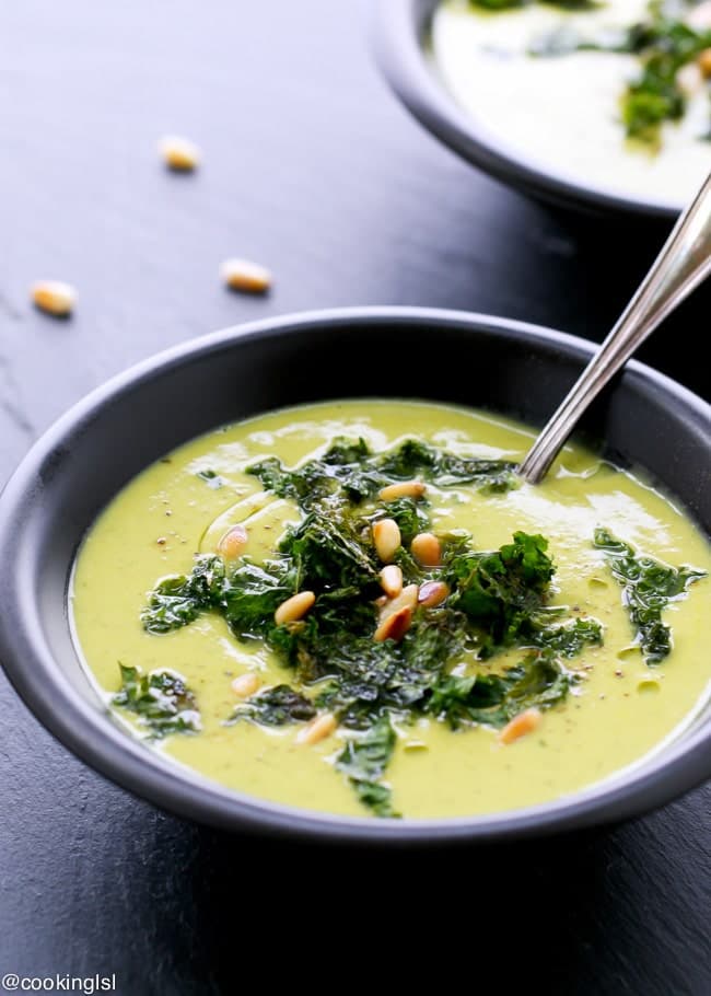 Cauliflower Kale Soup