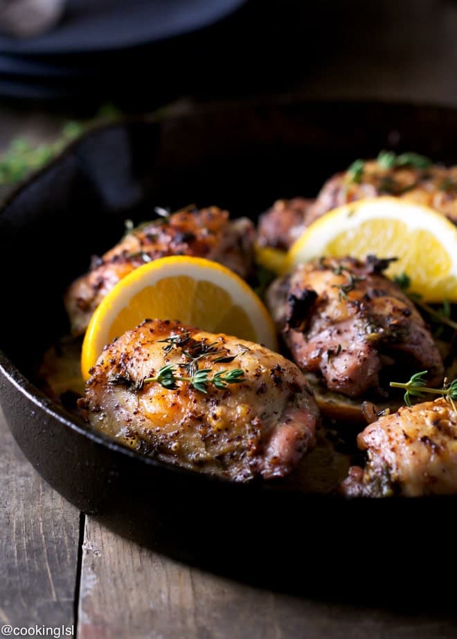 One Pan Sumac Chicken Thighs