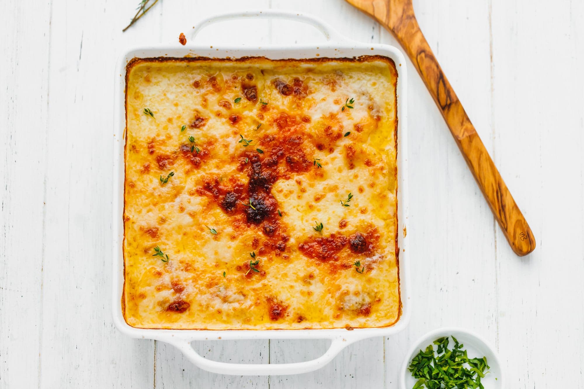 Scalloped Potatoes With Cheddar