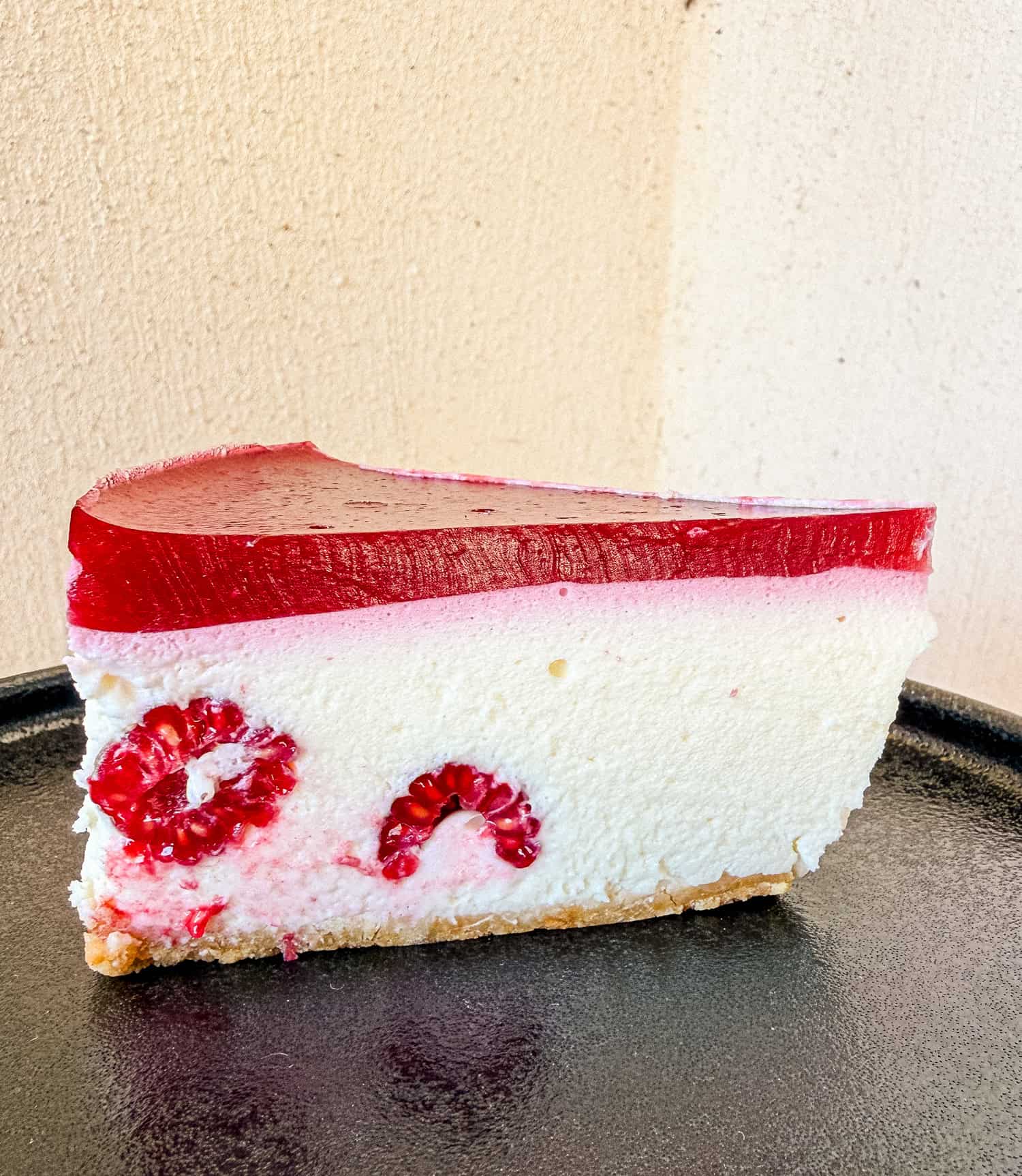 Raspberry Mousse Cake Recipe {No Bake}