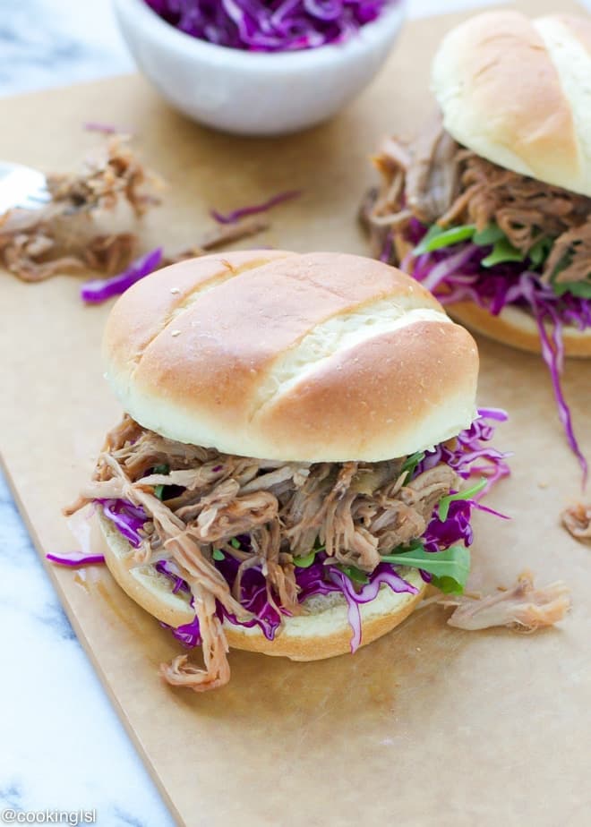 Slow Cooker Pulled Pork Sandwiches Recipe
