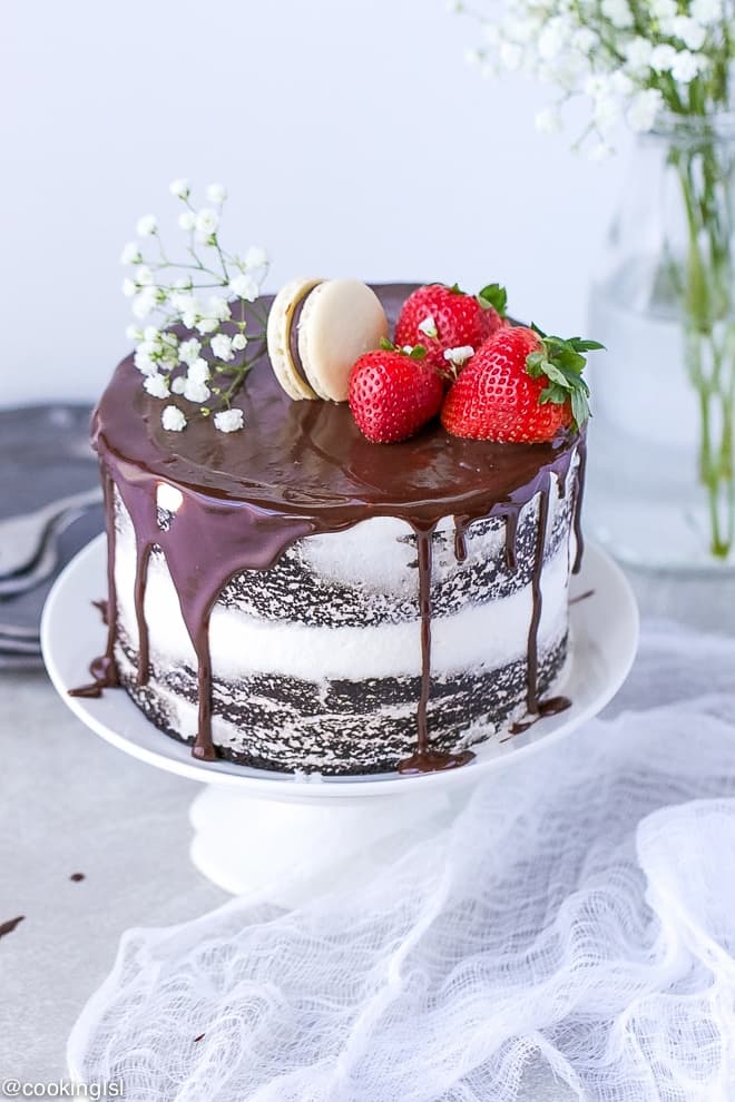 No Eggs No Milk No Butter Chocolate Layer Cake Recipe
