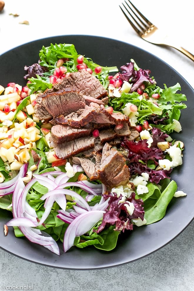 FILLET MIGNON FALL SALAD RECIPE