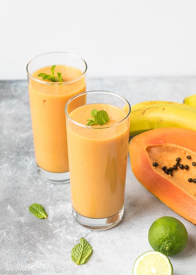 TURMERIC PAPAYA SMOOTHIE