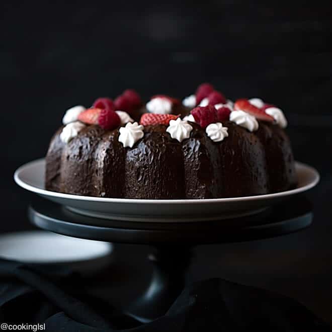 Chocolate Mousse Bundt Cake Recipe