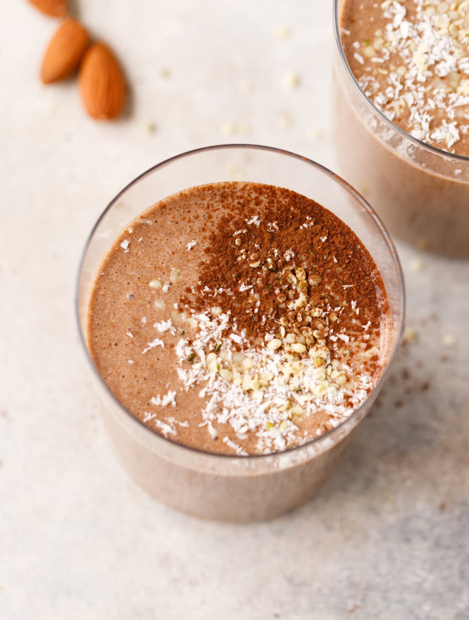 Almond Coffee Protein Smoothie