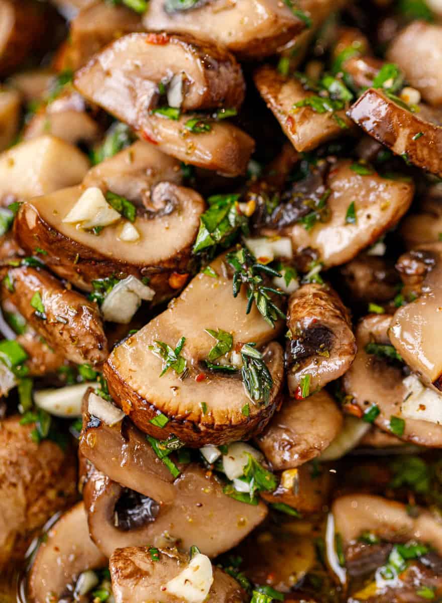 EASY MARINATED MUSHROOMS RECIPE