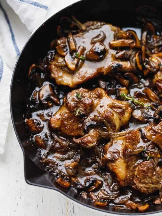 Oven Baked Pork Shoulder Steak