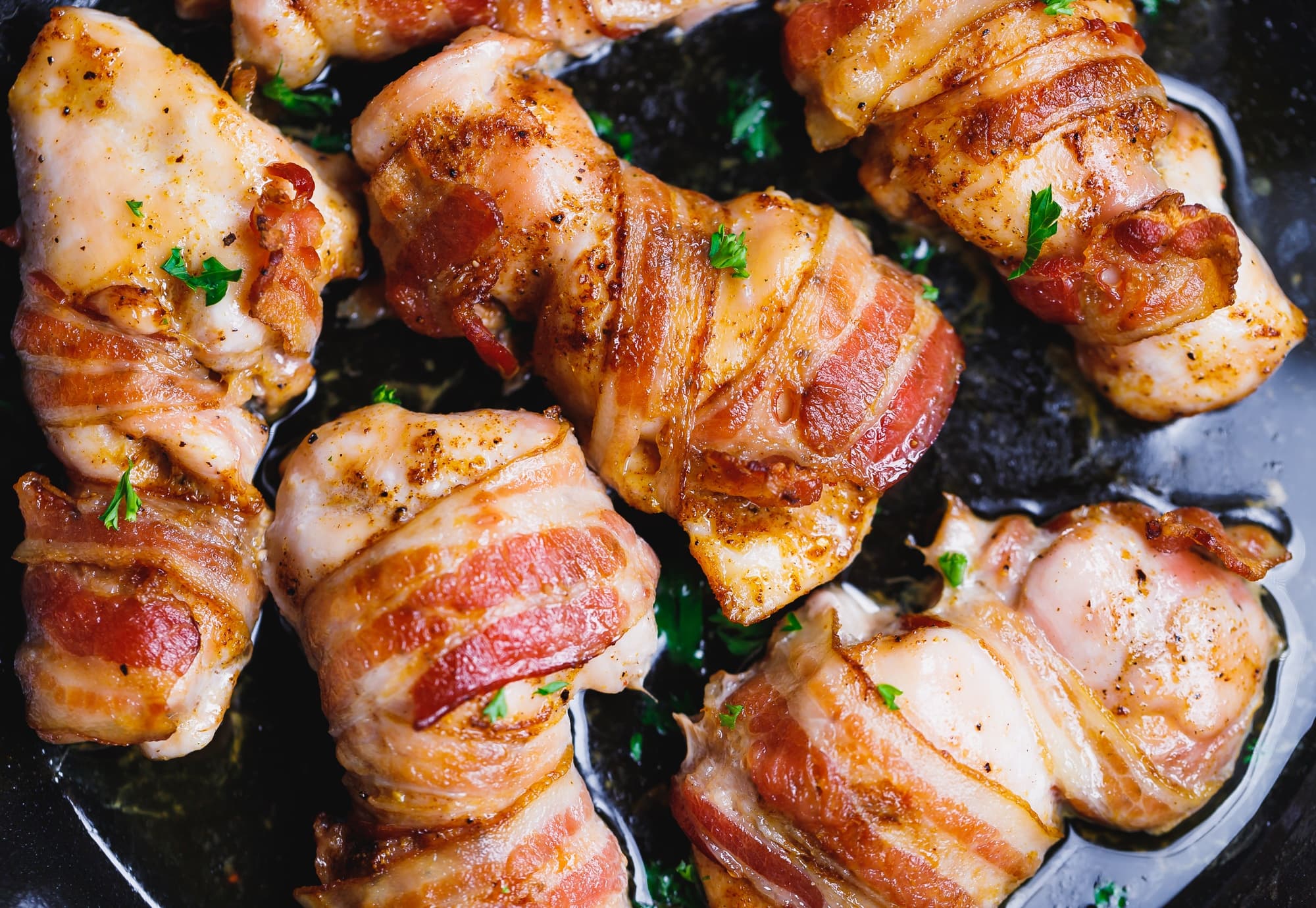 Bacon Wrapped Chicken Thighs Recipe