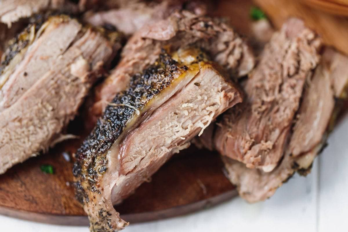 Slow Cooker Boneless Leg of Lamb