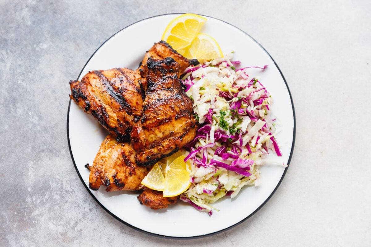 Easy Grilled Chicken Thighs