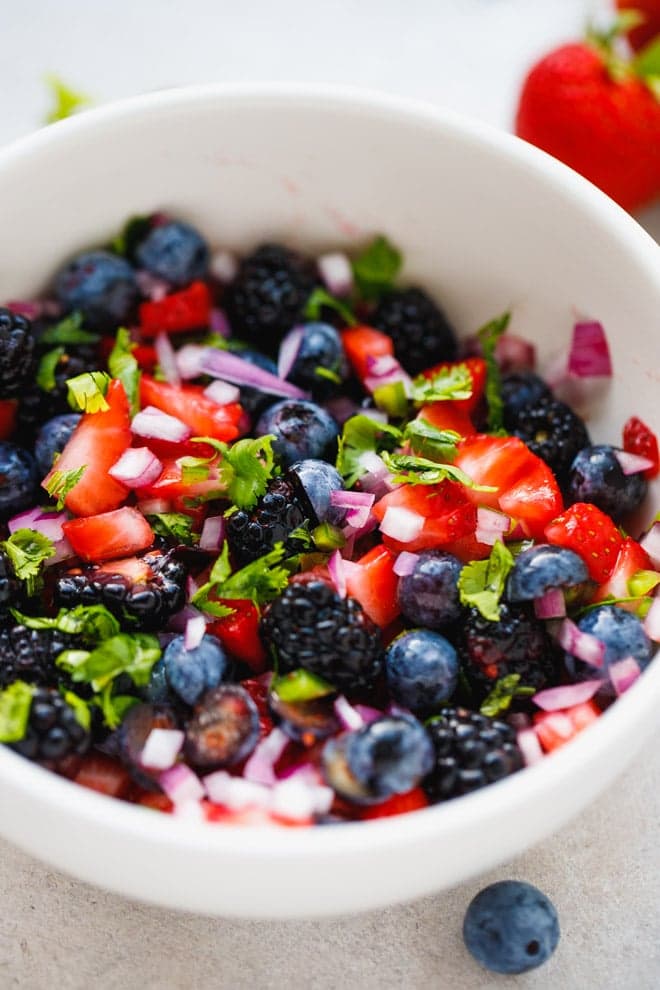 Easy Berry Salsa Recipe
