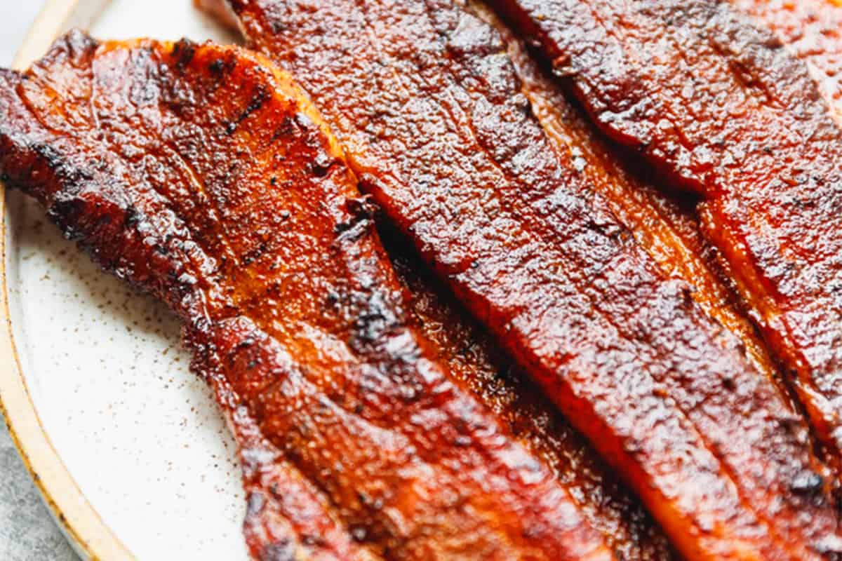 Smoked Pork Belly Slices