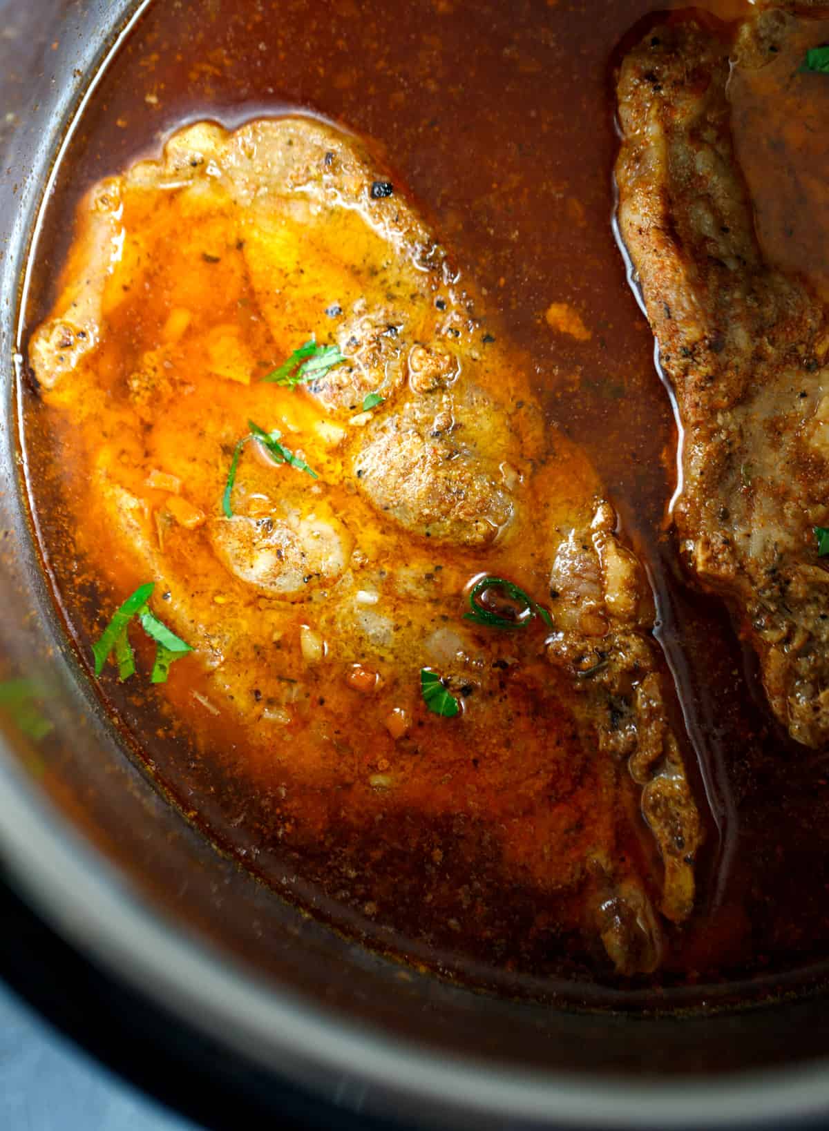 Instant pot boneless pork chops