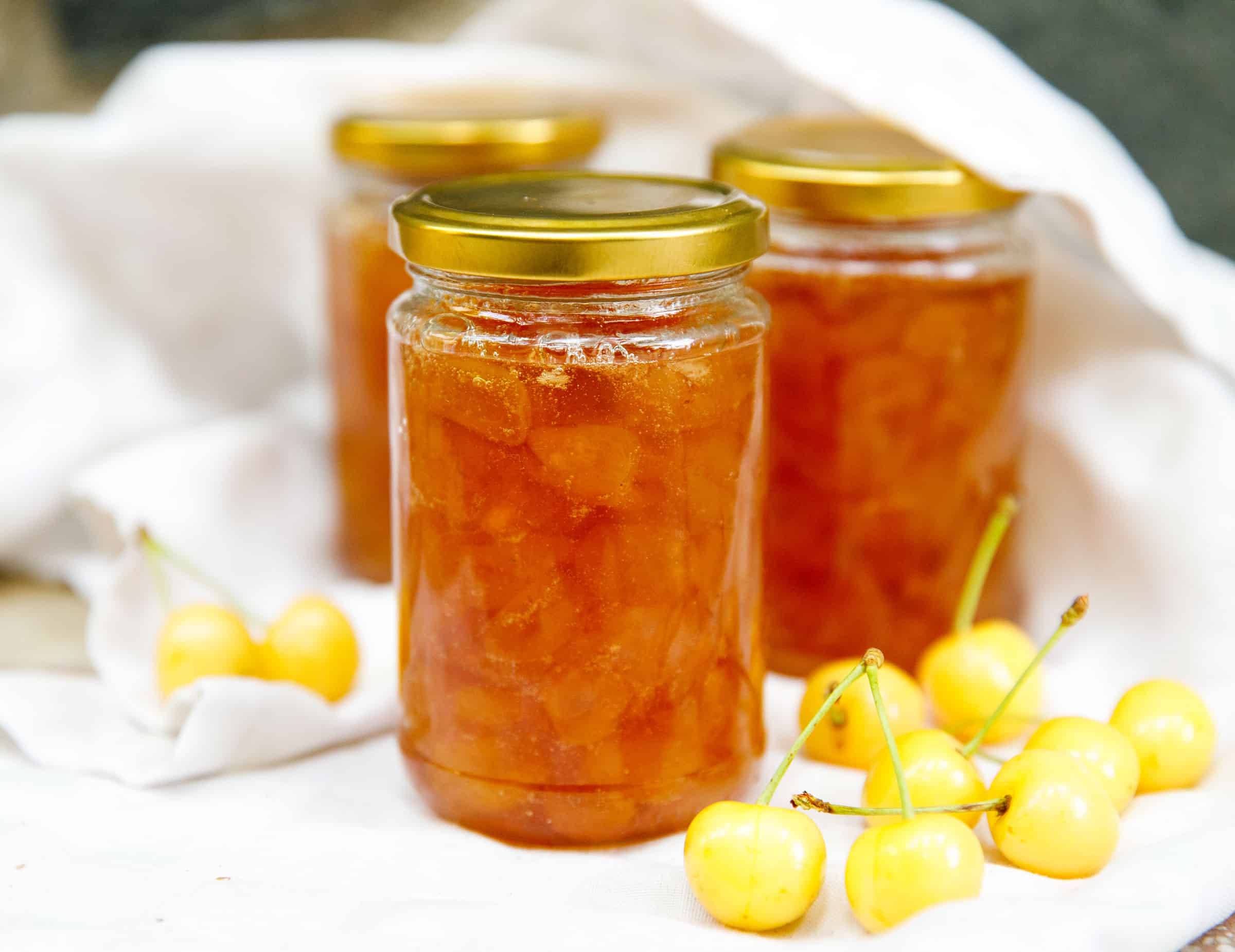 Rainier cherry jam