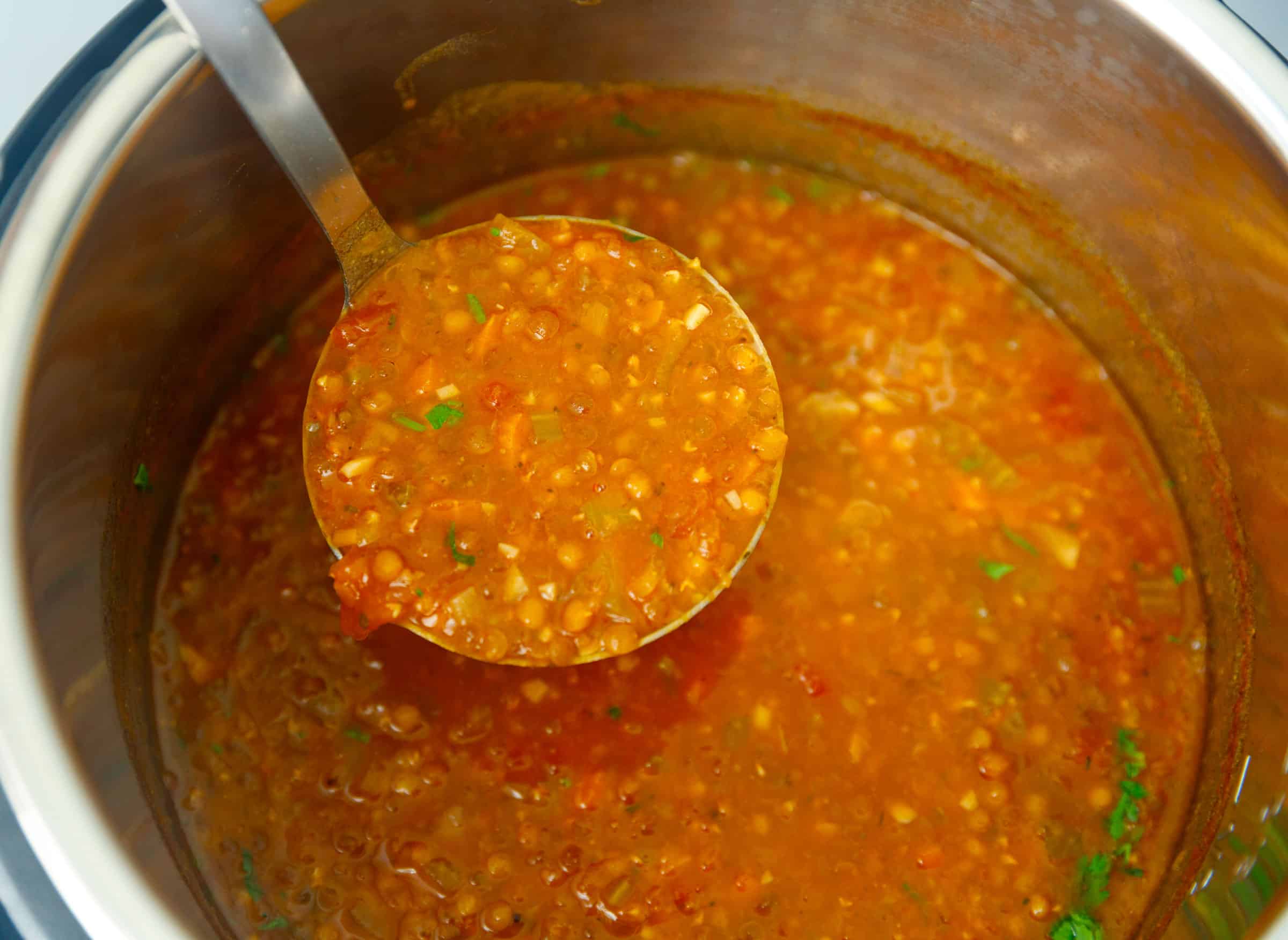 Instant Pot Lentil Soup