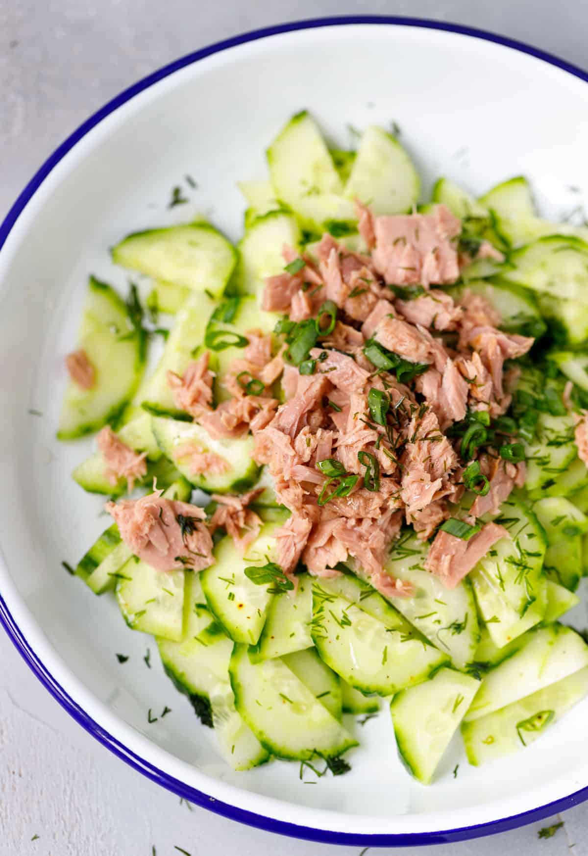 Tuna Cucumber Salad