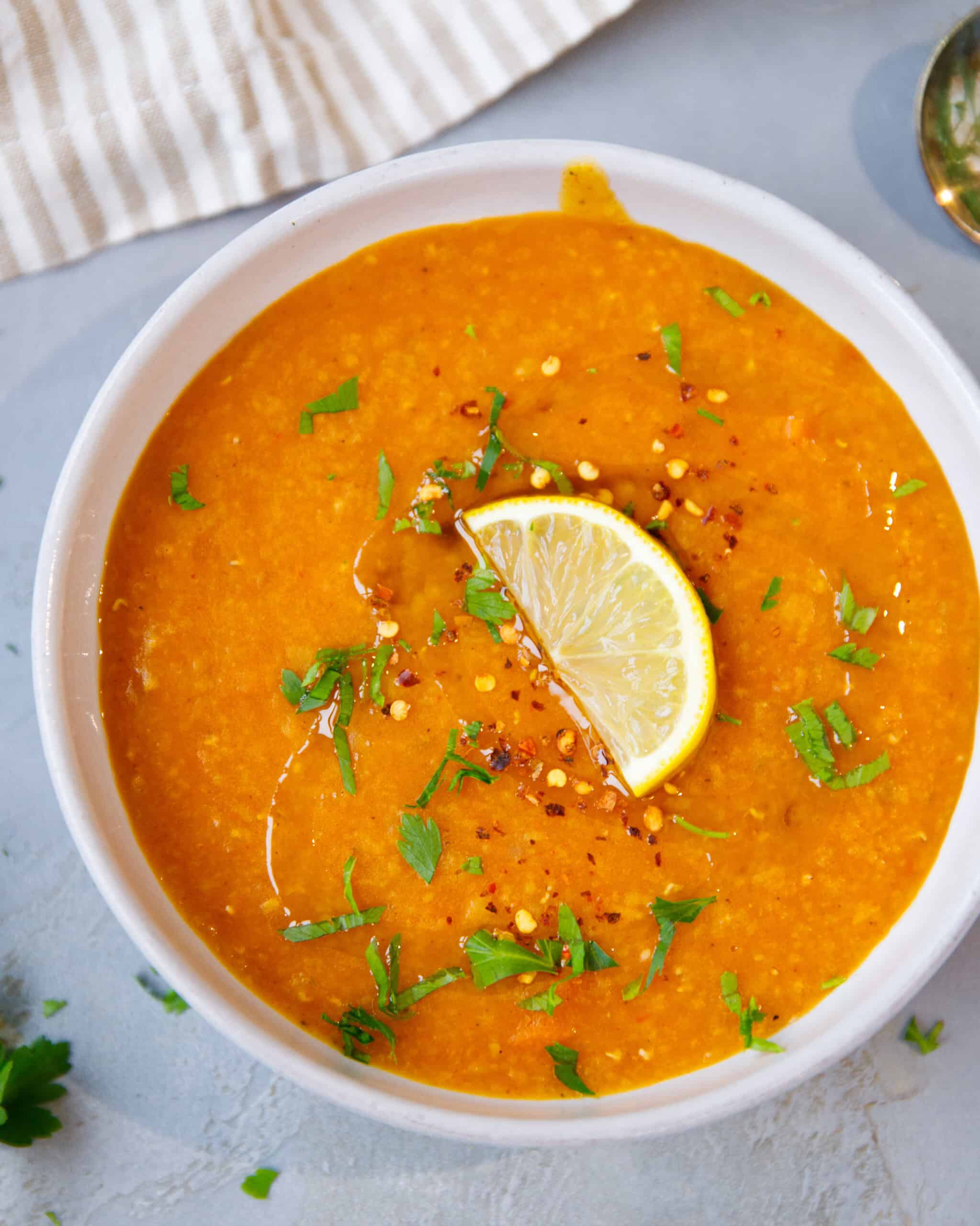Instant Pot Red Lentil Soup