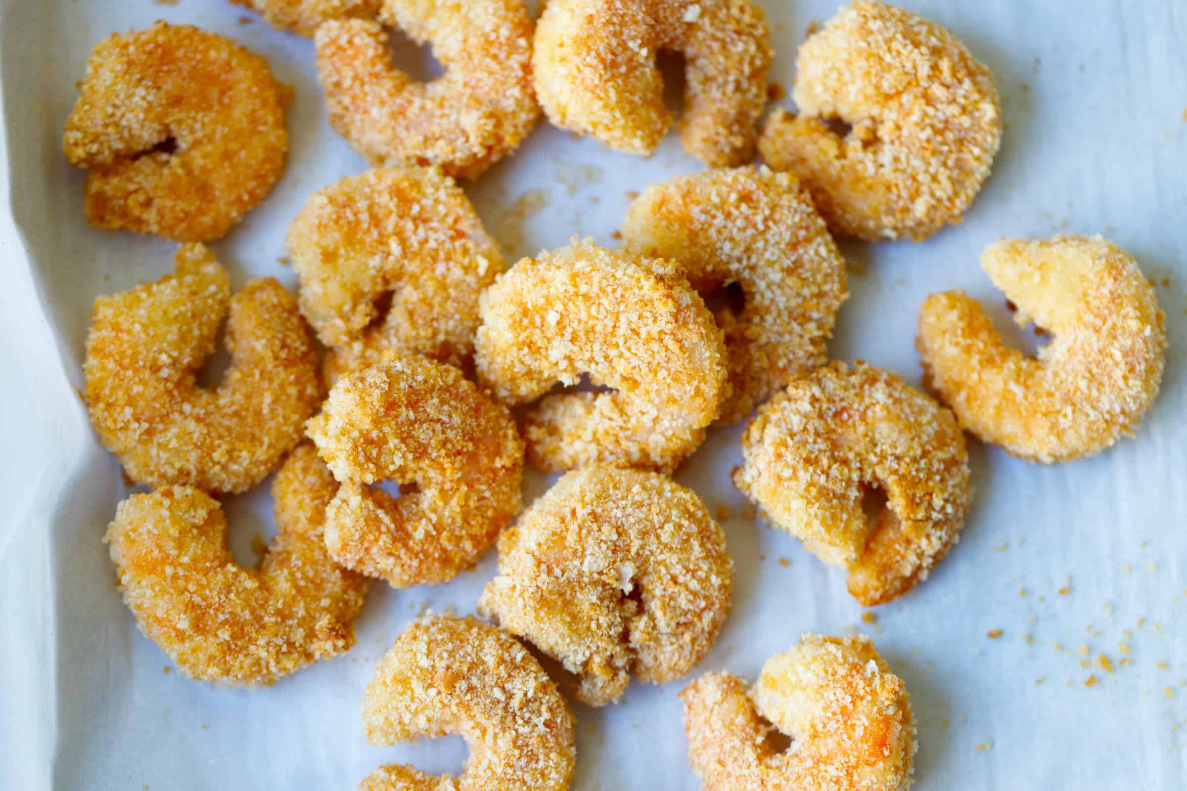 Baked Breaded Shrimp (Crispy, Juicy, No Frying)