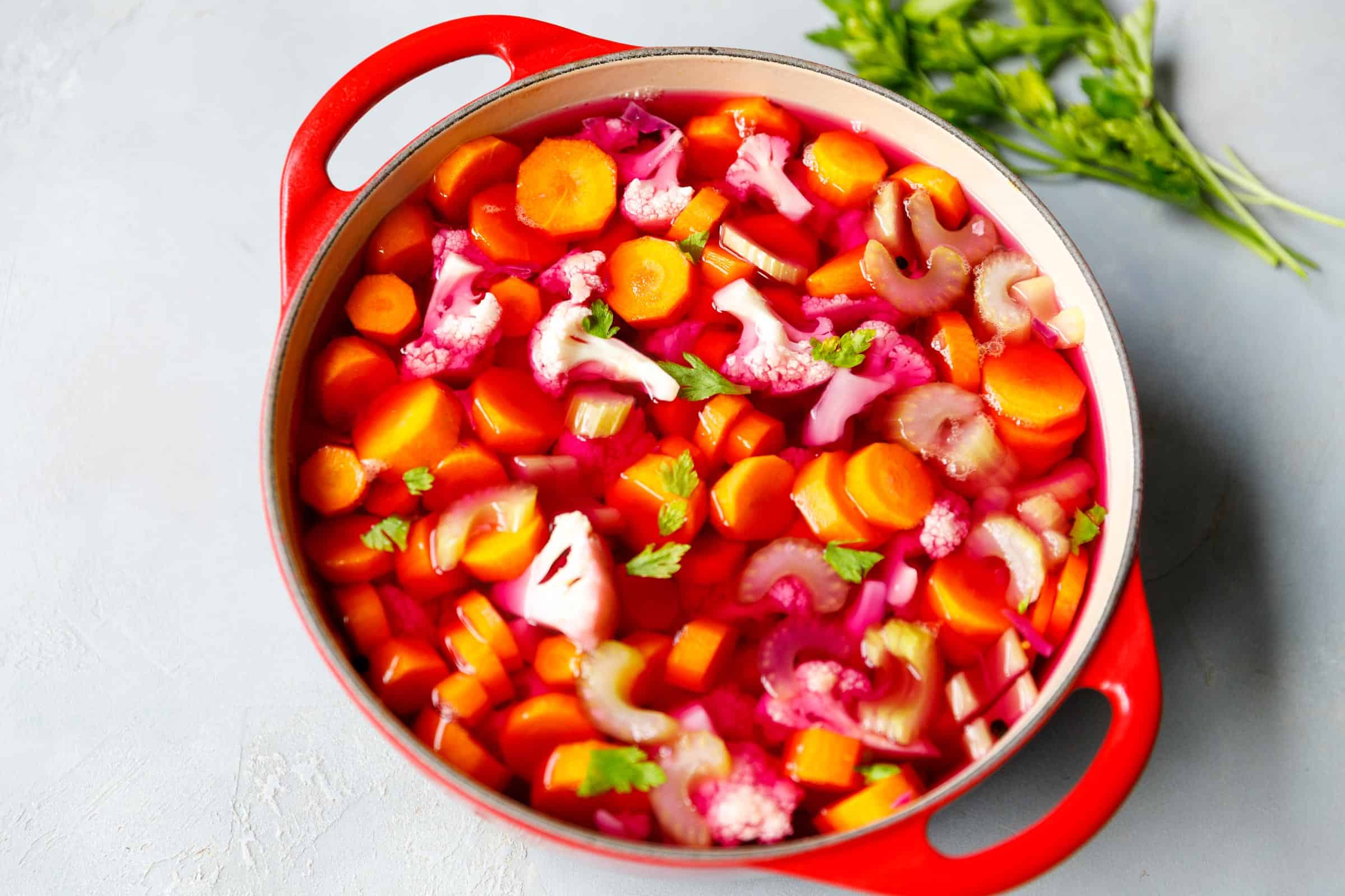 Quick Pickled Vegetables