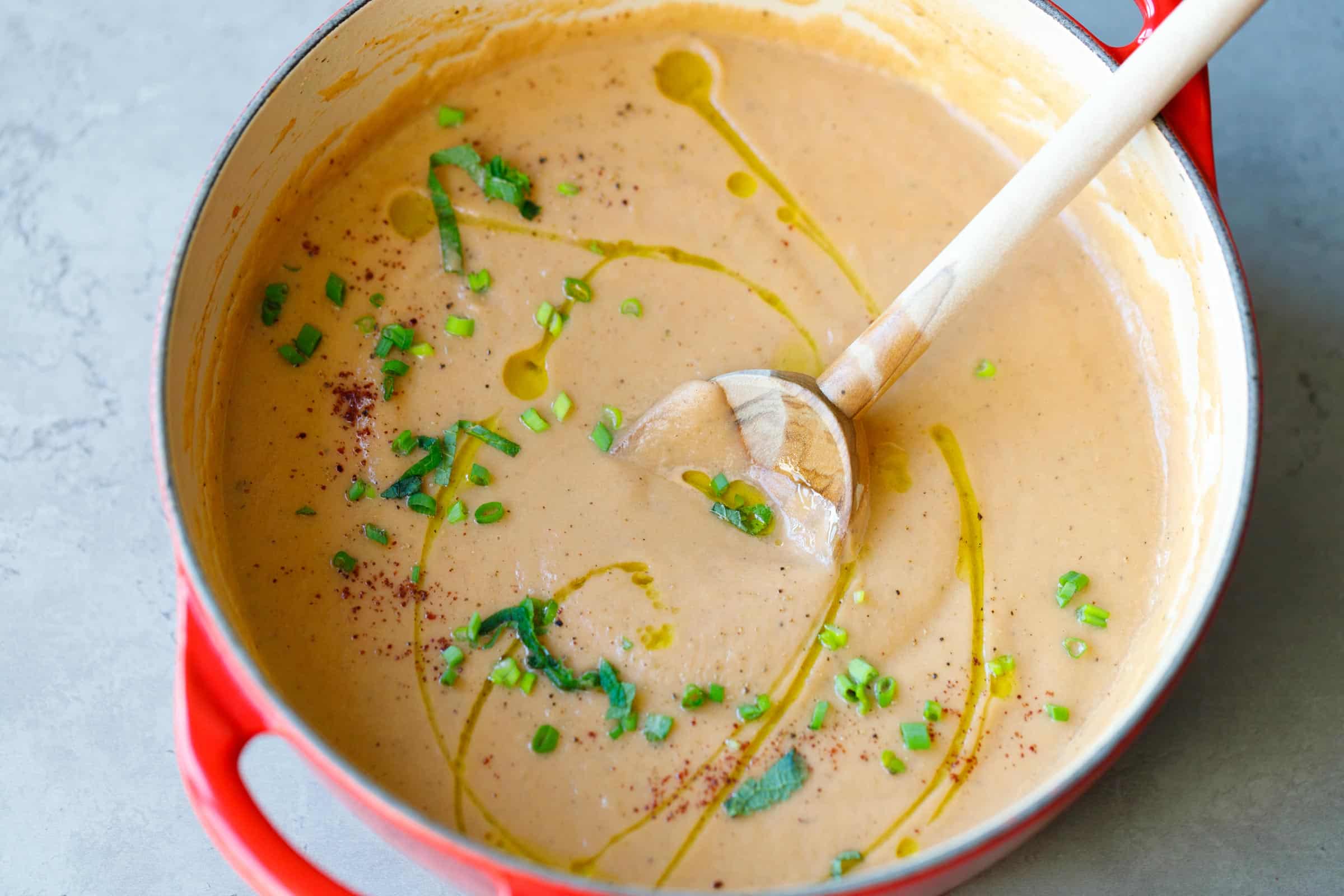 Roasted Eggplant Soup