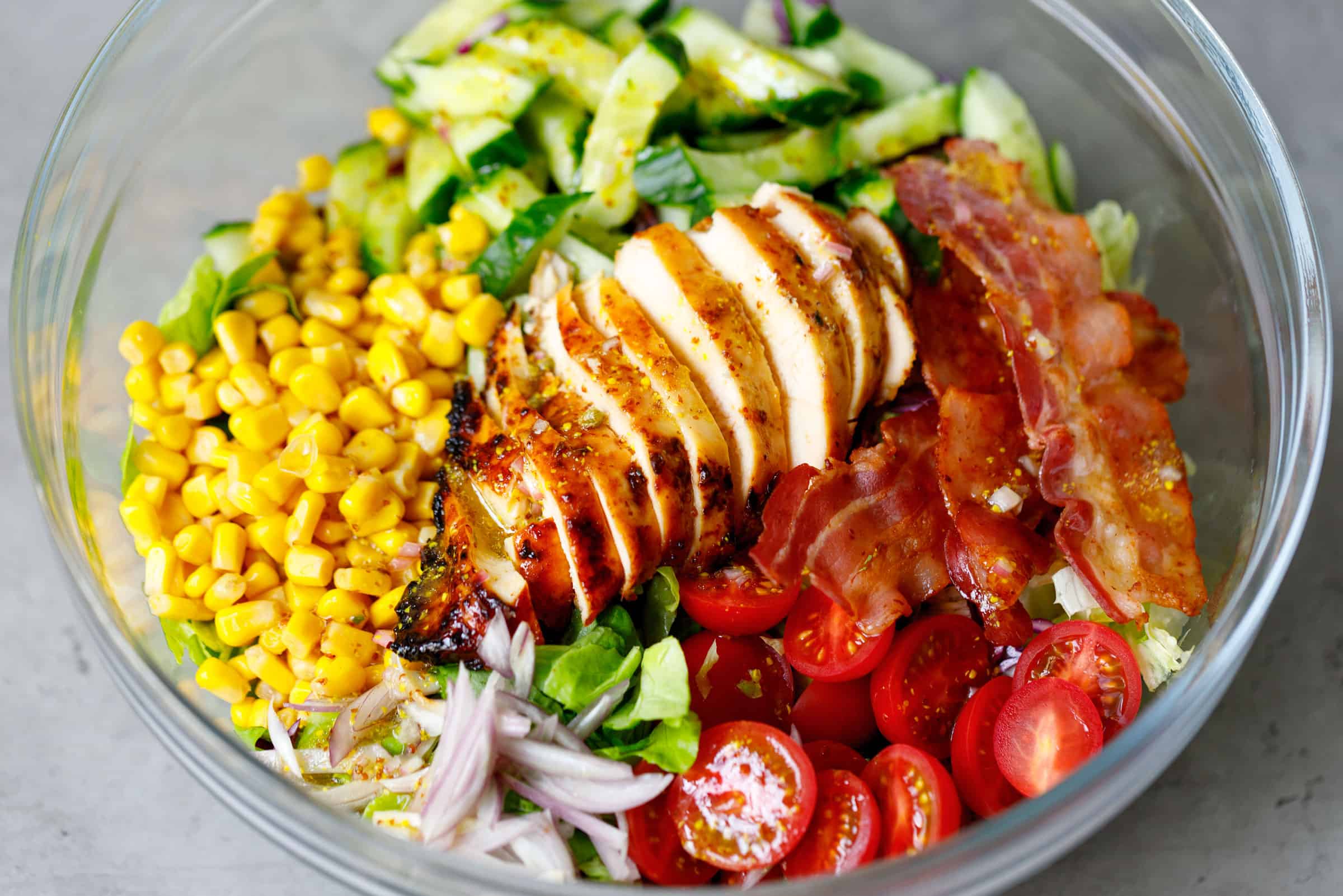 Honey Mustard Chicken Breast + Salad