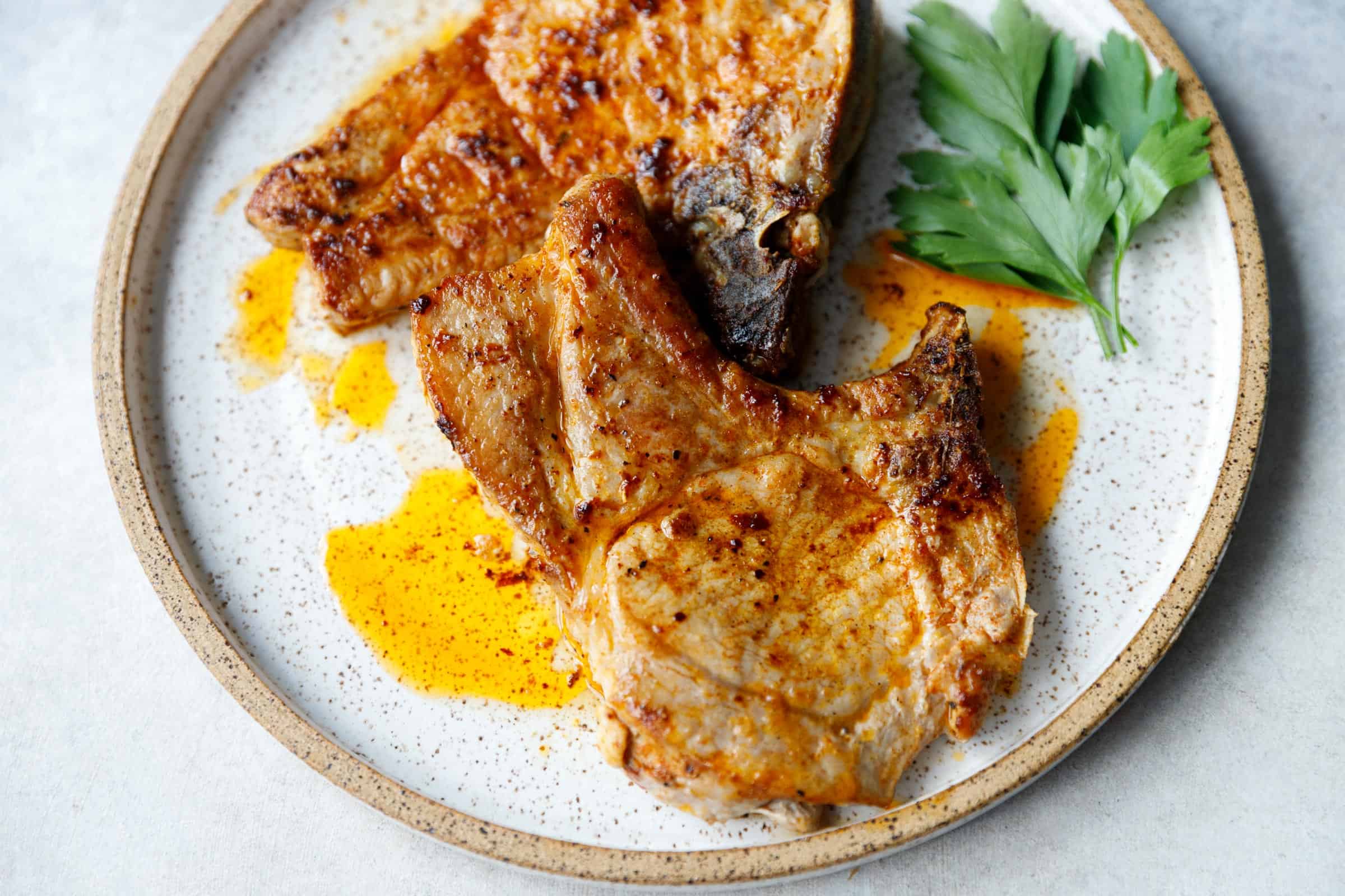 Stove top pork chops