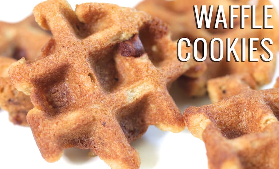 Chocolate Chip Waffle Cookies Recipe