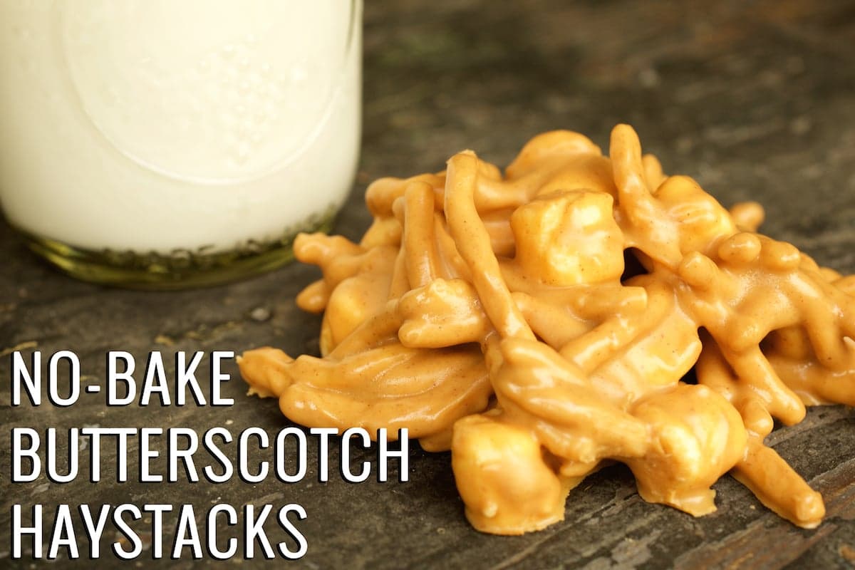 Butterscotch Haystack Cookies