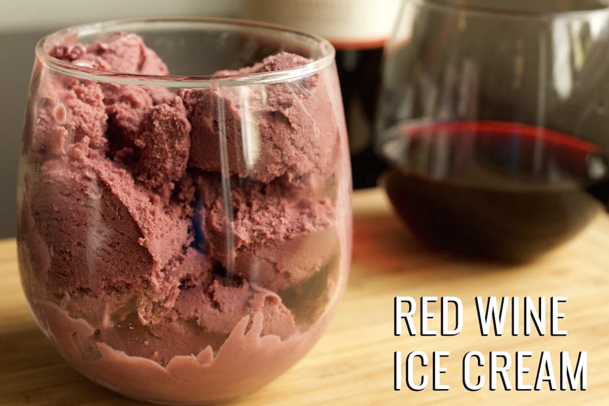 Red Wine Ice Cream Recipe