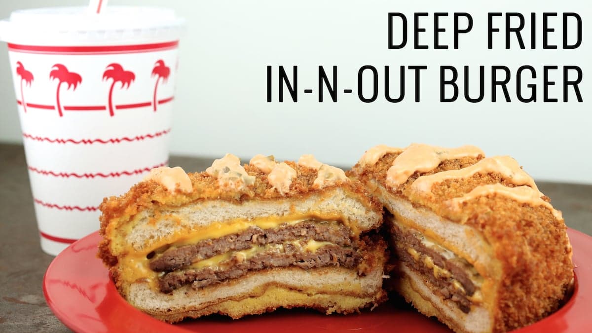Deep Fried In-N-Out Burger Recipe