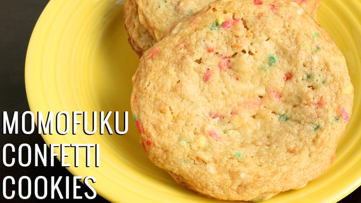 Momofuku Milk Bar Confetti Cookies Recipe