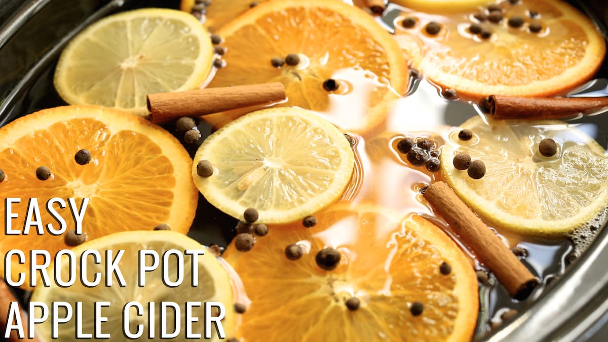Easy Crock Pot Apple Cider Recipe