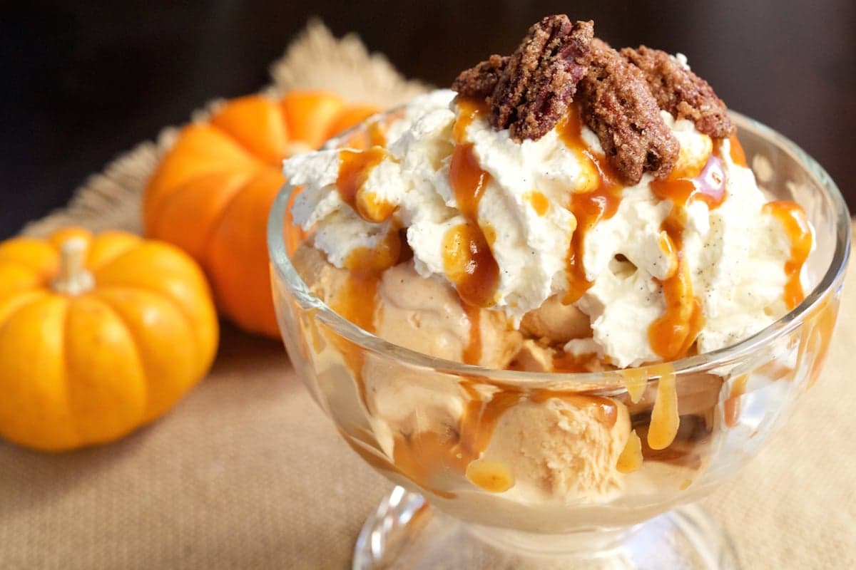Pumpkin Pie Ice Cream Sundae Recipe