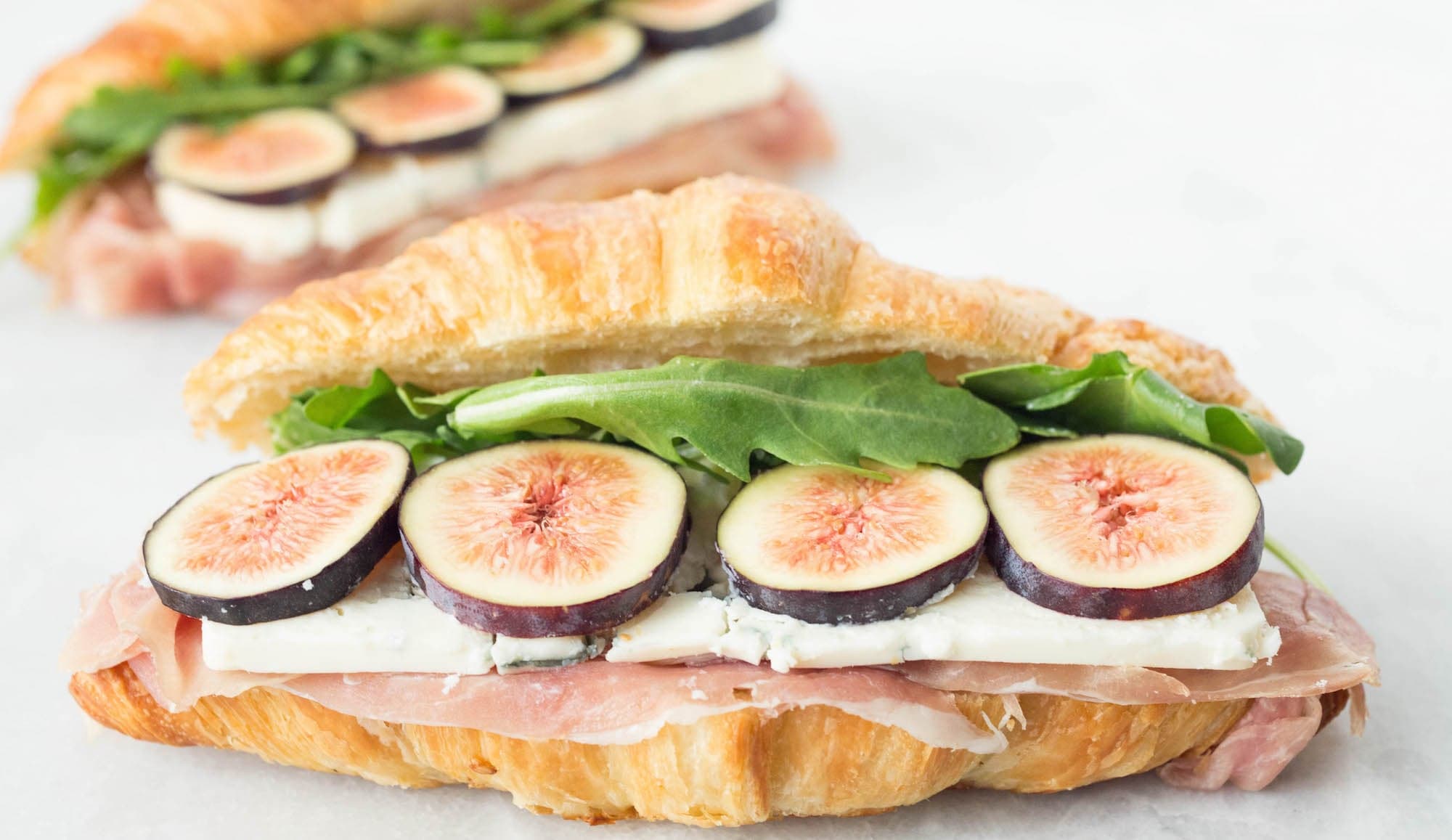 Fig, Blue Cheese, & Prosciutto Croissant Sandwich Recipe
