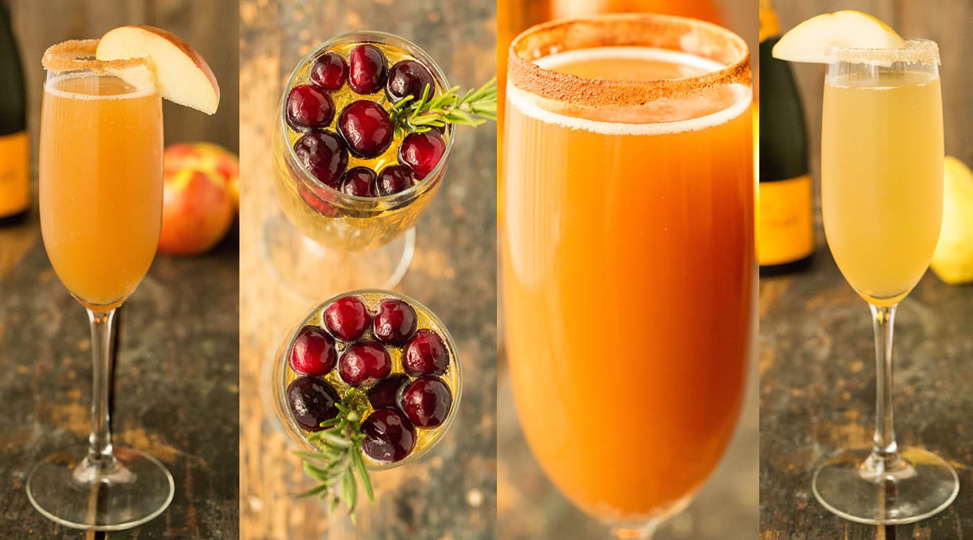 4 Ways To Make Fall Mimosas