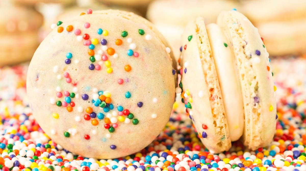 Funfetti Birthday Macarons Recipe