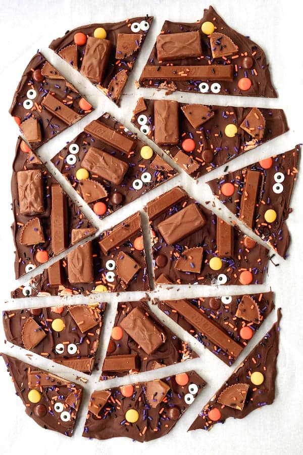 Halloween Candy Bark Recipe