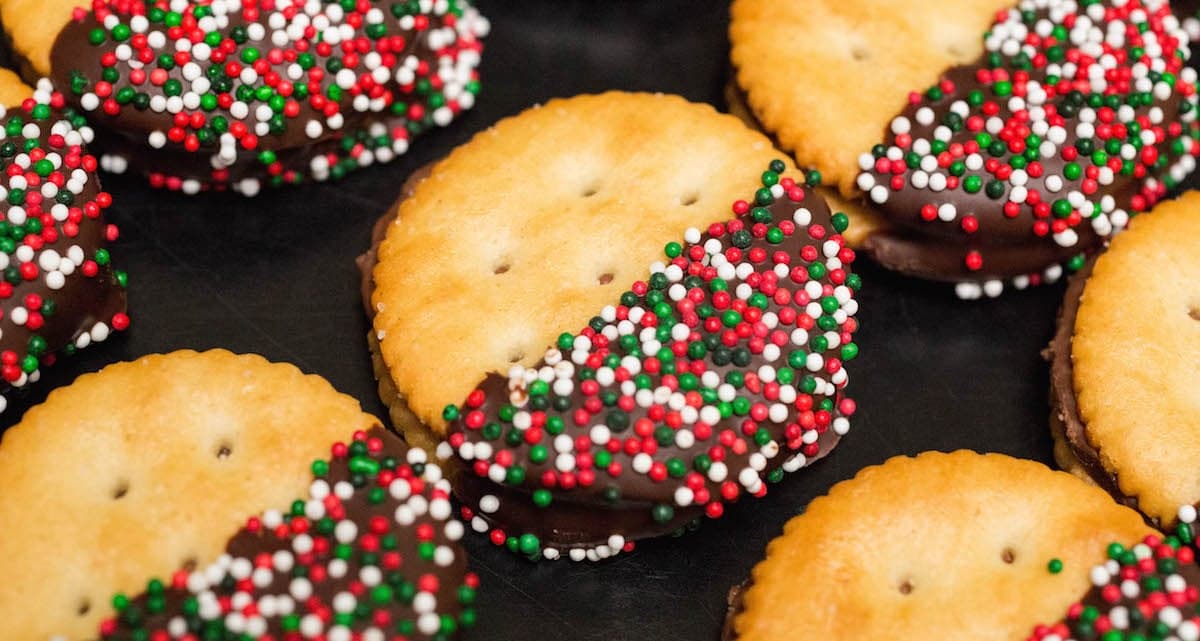 Christmas Rolo Ritz Crackers Recipe
