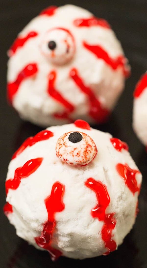 Donut Hole Eyeballs Recipe